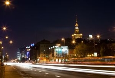 Warschau by night